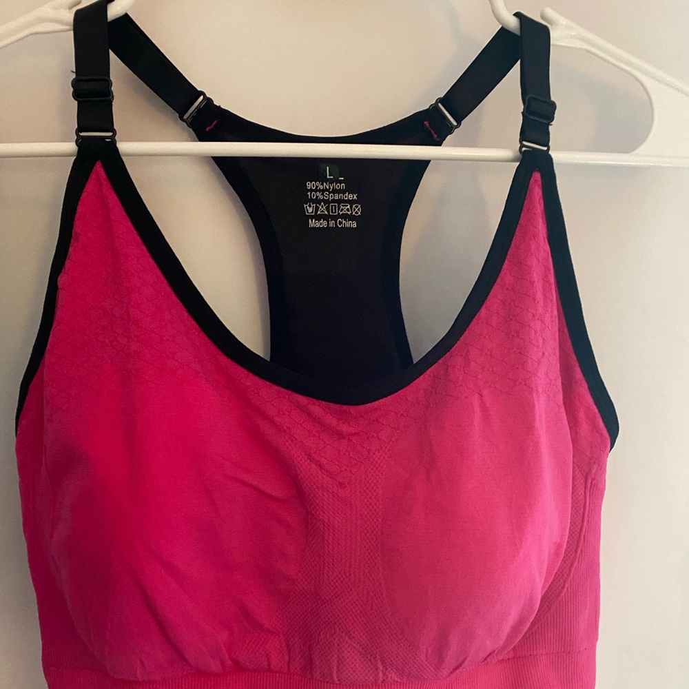 Sports bra , size LARGE